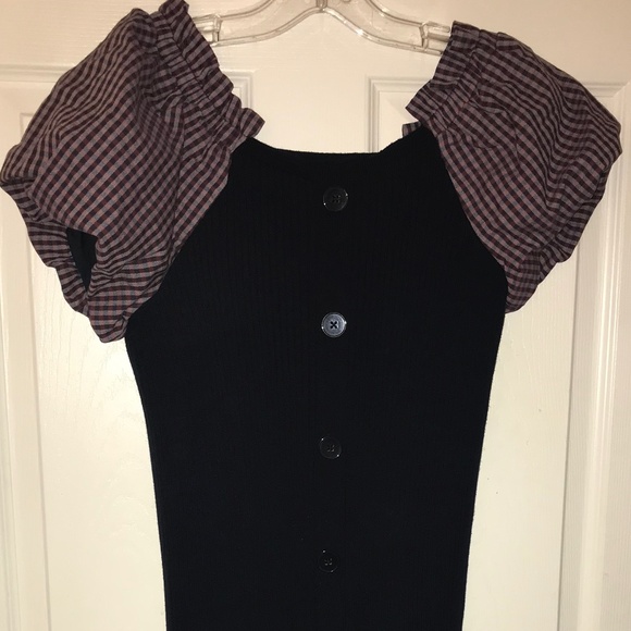 NWT Anthropologie Maeve Puff-Sleeved Mini Dress - Picture 4 of 10